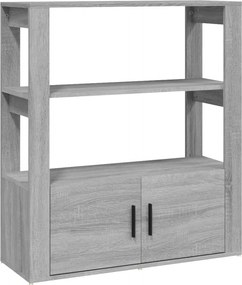 vidaXL Ντουλάπι Γκρι Sonoma 80x30x90 εκ. από Επεξεργασμένο Ξύλο