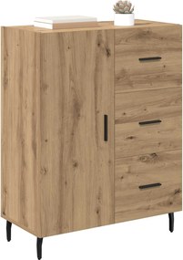 vidaXL Πλαϊνό γραφείο Artisan Oak 69,5 x 34 x 90 εκ.