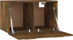 vidaXL Ντουλάπι Τοίχου Καπνιστή Δρυς 60x36,5x35 εκ. Επεξεργασμένο Ξύλο