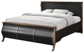 Κρεβάτι SCARLET 160x200  Antique Oak/Ebony Oak(Ραμποτέ)