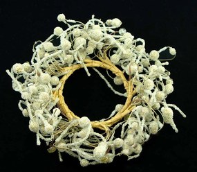 Χριστουγεννιάτικο Στεφάνι Κηροπηγίου 15cm 20879