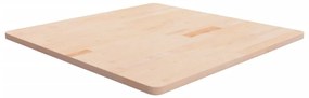 vidaXL Επιφάνεια Τραπεζιού Τετράγωνη 90x90x2,5 εκ. Μασίφ Ξύλο Δρυς