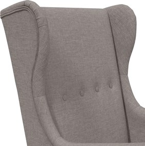vidaXL Πολυθρόνα Taupe Ύφασμα