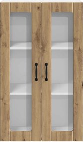vidaXL Ραφιέρα τοίχου LUCCA Artisan Δρυς 60 x 31 x 100 εκ.