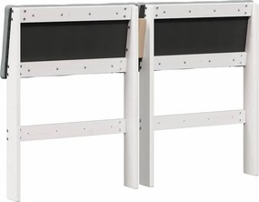 vidaXL Ταπετσαρισμένο κεφαλάρι Ανοιχτό γκρι 120 cm