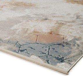Χαλί (140x200) Βιοκαρπέτ Alora EF06A Cream/Blue