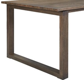 Τραπέζι Riverton 531, Καφέ, 76x100x220cm, Ινοσανίδες μέσης πυκνότητας, Ξύλο | Epipla1.gr