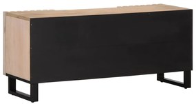 vidaXL Έπιπλο Τηλεόρασης 100x34x46 εκ. από Μασίφ Ξύλο Μάνγκο