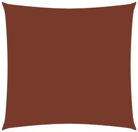 Πανί Σκίασης Τετράγωνο Τερακότα 2,5 x 2,5 μ. από Ύφασμα Oxford - Καφέ