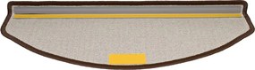 vidaXL Στρώματα σκάλας 10 τεμ. 65 x 24 x 4 cm Non-Slip Καφετί