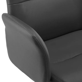 vidaXL Πολυθρόνα Γραφείου Γκρι από Συνθετικό Δέρμα