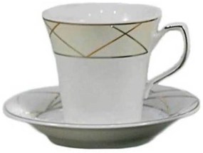 Φλυτζάνι Τσαγιού Global 42.265.16 Beige-Multi Cryspo Trio Porcelain