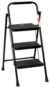 Πτυσσόμενη σκάλα-σκαμπό σιδερένια - 109-3 - 617471