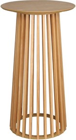 Τραπέζι μπαρ Fugol mdf φυσικό Φ60x105εκ 60x60x105 εκ.