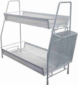 Επιτραπέζιος Οργανωτής Γραφείου 40x17x32cm σε 2 Xρώματα - Άσπρο