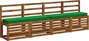 vidaXL Μαξιλάρια Πάγκου 2 Τεμαχίων VUGHT 2 pcs 100% Πολυεστέρας