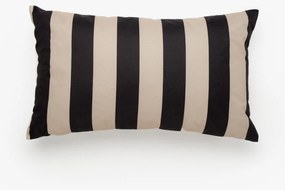 Μαξιλάρι Κήπου Stripe Μαύρο/ Μπεζ H30 x W50cm 100% OEKO-TEX Polyester Garden Glory