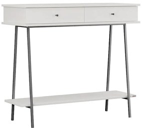 Κονσόλα Elite Megapap χρώμα λευκό του πάγου 100x40x88εκ.