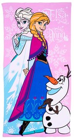 Παιδική Πετσέτα Θαλάσσης Microfiber (70x140) Dimcol Frozen 28 Pink