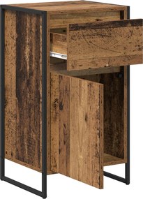vidaXL Πλαϊνό γραφείο Παλιό Ξύλο 43 x 36 x 75,5 εκ. Επεξεργασμένο ξύλο