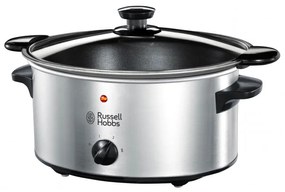 Σκεύη για αργό μαγείρεμα /Slow Cooker Russell Hobbs Cook 22740-56, 160 W, 3,5 L, 2 προγράμματα, Συντήρηση θερμότητας, Inox