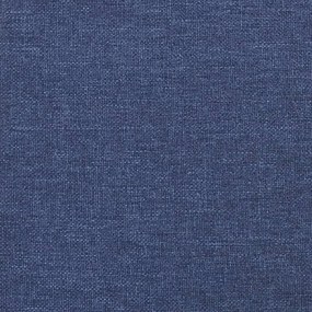 Κεφαλάρι με Πτερύγια Μπλε 147x16x78/88 εκ. Υφασμάτινο 3118632