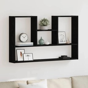 VidaXL Ράφι Τοίχου Μαύρη Δρυς 99 x 15 x 60 εκ. από Τεχνητό Ξύλο
