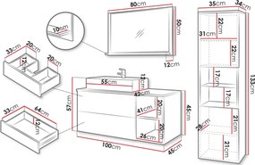 Σετ μπάνιου Kertos II-Mauro - 0.00Χ0.00Χ0.00cm