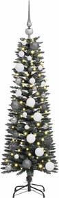 vidaXL Τεχνητό Χριστουγεννιάτικο Δέντρο με 150 LED Πράσινο 120 cm