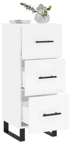 vidaXL Ντουλάπι Λευκό 34,5 x 34 x 90 εκ. από Επεξεργασμένο Ξύλο