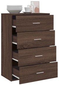vidaXL Ντουλάπι Καφέ Δρυς 60 x 31 x 84 εκ. από Επεξεργ. Ξύλο