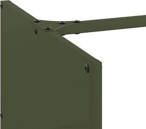 vidaXL Ράφι Καυσόξυλων 40x40x40 εκ. Χάλυβας ψυχρής έλασης