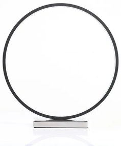 Designnest Round Table Lamp Heng Σφαιρική διακοσμητική λάμπα διαμέτρου 35 εκατοστών με ροοστάτη Μαύρο DH1246/RDTB35 Μαύρο