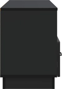 vidaXL Ντουλάπι TV 102 x 34,5 x 47 cm Μαύρο Επεξεργασμένο Ξύλο