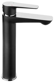 Μπαταρία Νιπτήρος Υψηλή Adore BDR2LBLC Black-Chrome Ferro Metal
