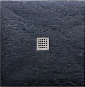 Karag Pietra 90x90 - Τετράγωνη ντουζιέρα πέτρινη - Ardesia