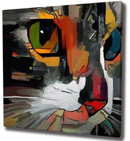 Πίνακας Καμβάς 489GWN1160 45x45cm Multi Wallity Τετράγωνοι Ξύλο, Καμβάς