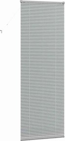 vidaXL Βενετσιάνικες Ρόδες Ασημί 220 x 75 εκ Αλουμίνιο