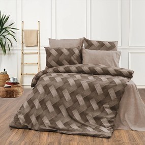 Σεντόνια Αλκμήνη 451 (Σετ 3τμχ) Beige DimCol Single 160x240cm Cotton-Polyester