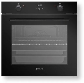 Oven Pyramis Black PO78052009PBL 59.5x59.5x57.5 εκ.