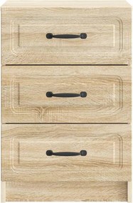vidaXL Κομοδίνο Sonoma Δρυς 43 x 41 x 63,5 εκ. Επεξεργασμένο Ξύλο