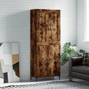 vidaXL Ντουλάπι Καπνιστή Δρυς 69,5x34x180 εκ. από Επεξεργασμένο Ξύλο