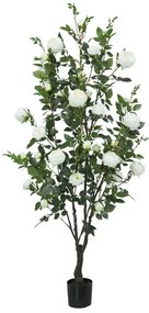 MarHome ΔΕΝΤΡΟ ΛΕΥΚΟ ΤΡΙΑΝΤΑΦΥΛΛΙΑ ΣΕ ΓΛΑΣΤΡΑ Υ175cm 2/ΚΙΒ  04-22055
