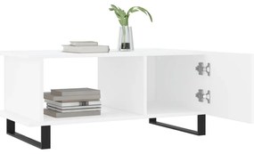 vidaXL Τραπεζάκι Σαλονιού Λευκό 90x50x40 εκ. Επεξεργασμένο Ξύλο