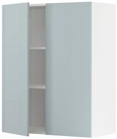 METOD ντουλάπι τοίχου με ράφια/2 πόρτες, 80x100 cm 294.797.79