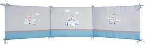 Πάντα Κούνιας Microfiber 45x195εκ. Essential 8851 Μπεζ-Μπλε-Γκρι Greenwich Polo Club
