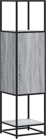 vidaXL Highboard Grey Sonoma Κατασκευασμένο ξύλο και μέταλλο