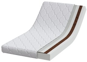 vidaXL Στρώμα Λευκό 120 x 60 cm Pěna