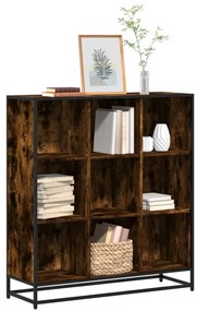 Βιβλιοθήκη καπνιστή βελανιδιά 97,5x33x107,5 cm