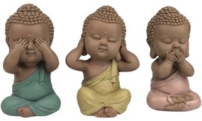 Αγαλματίδια και Signes Grimalt  Linda Buddha Set 3 Μονάδες